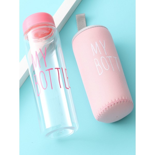 Clear Water Bottle 500ML With Bag