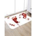 Bloody Footprint Floor Mat