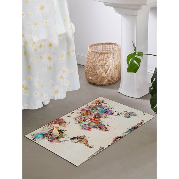 Abstract Oil Painting Pattern Floor Mat