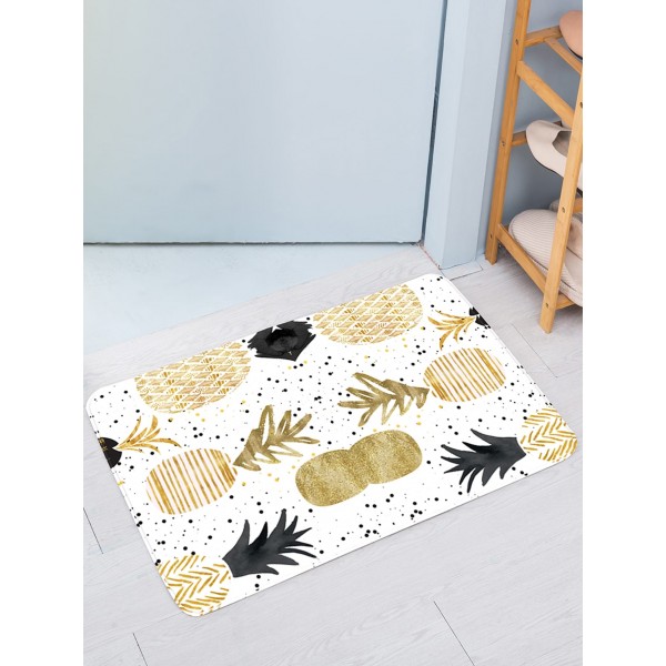 Pineapple Print Floor Mat