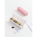 2pcs 7 Grid Pill Storage Box