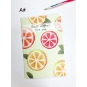 1pack Fruit Print Cover Notebook