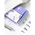 1pack Portable Planet Print Cover Word Book