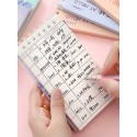 1pack Portable Constellation Print Cover Word Book