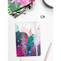 1pack Colorful Plant Print Cover Notebook