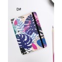 1pack Colorful Plant Print Cover Notebook
