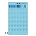 1pc Annual Plan Paper With 4sheets Sticker