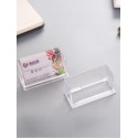Clear Business Card Desk Holder