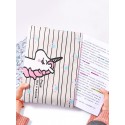 1pc Cartoon Unicorn Print File Bag