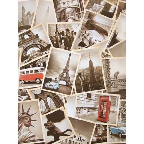 Classic Architecture Pattern Post Card 32sheets
