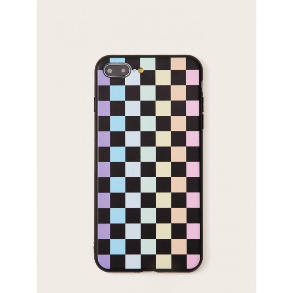 Colorful Checkered Pattern iPhone Case