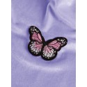 Butterfly Embroidery Velvet Halter Top