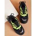 Lace-Up Chunky Sole Sneakers