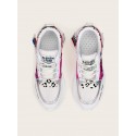 Holographic Detail Leopard Print Chunky Sneakers