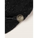 Coin & Band Decor Bakerboy Hat