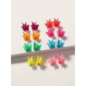 Butterfly Design Hair Claw 8pairs