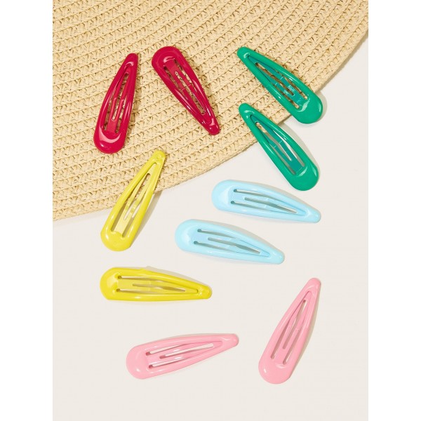 Solid Water Drop Shaped Hairpin 5pairs