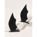 Bat Wing Decor Hair Clip 2pcs