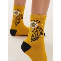 1pair Daisy Graphic Socks