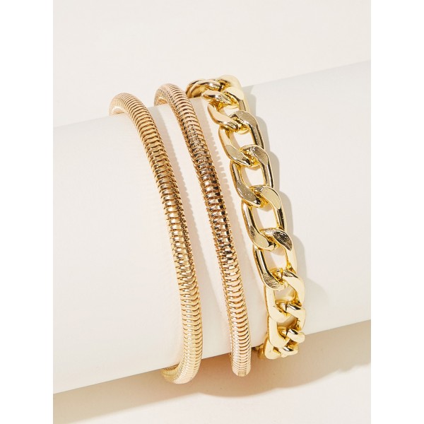 Layered Chain Bracelet 1pc