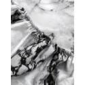 Marble Print Fitted Sheet 1PC
