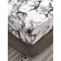 Marble Print Fitted Sheet 1PC