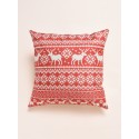 1pc Christmas Pattern Cushion Cover